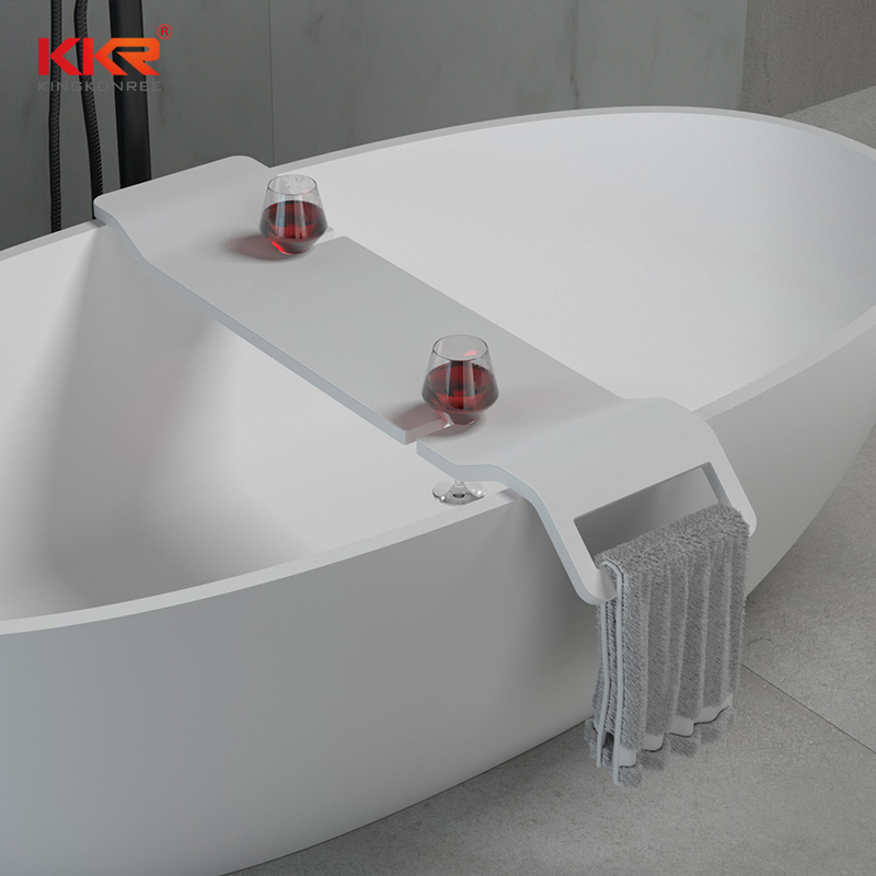 Bath Caddy Tray - Полка-органайзер для ванной из искусственного камня,