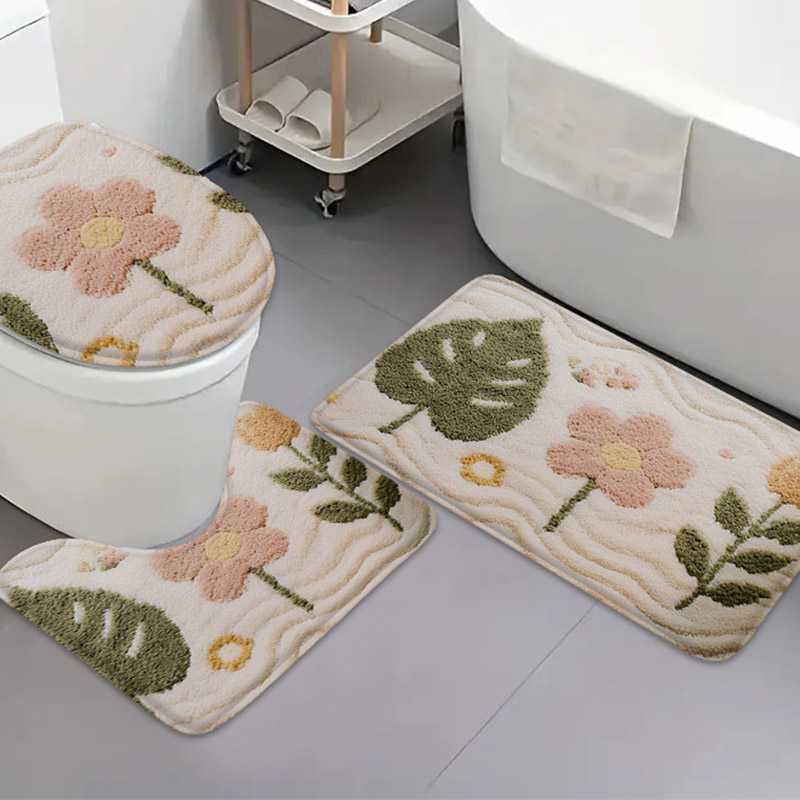 Zara Home Bathroom Rug - Набор из 3 ковриков для ванной: