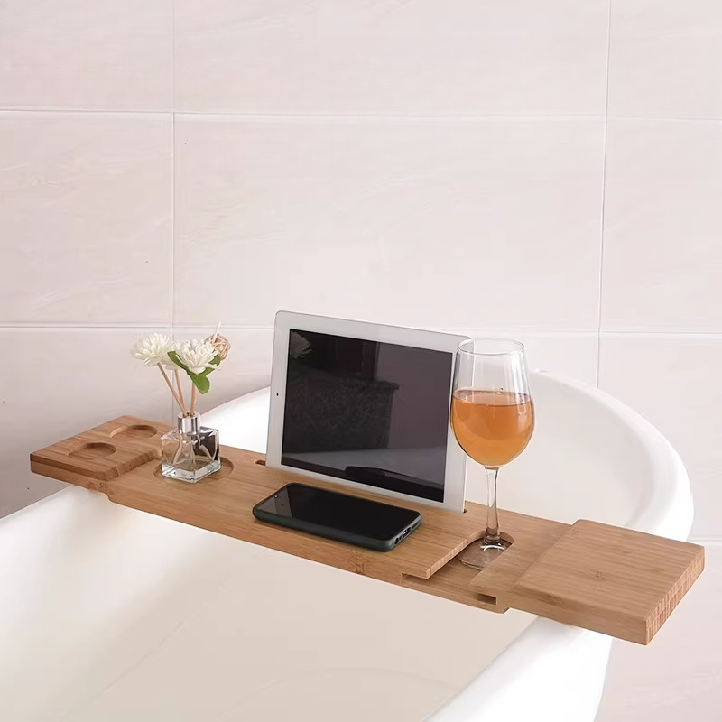 Бамбуковая сумка для ванны с д – обзор и цена Bath Caddy Tray