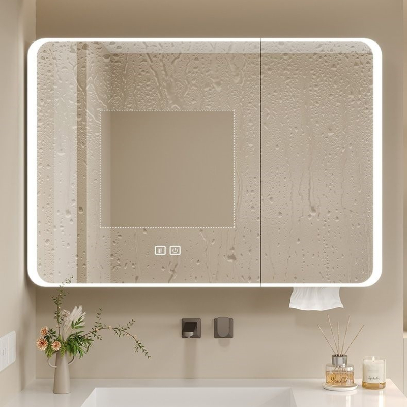 Зеркальный шкаф для ванной с L – обзор и цена Home Bathroom Furniture