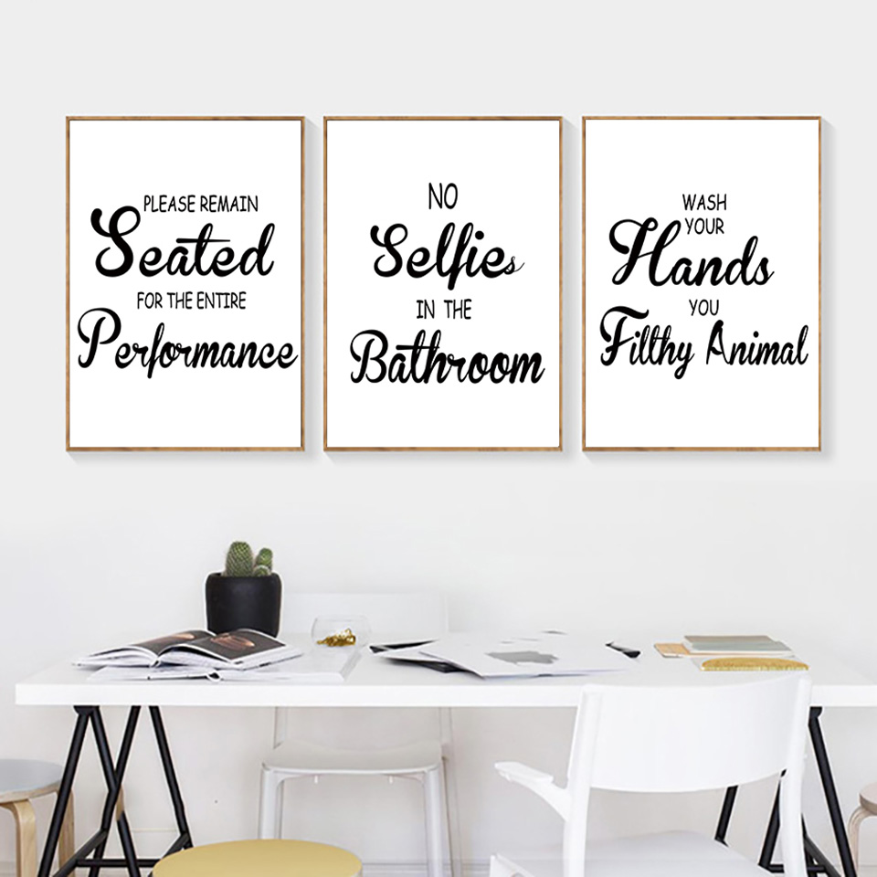 Креативные шутки для ванной ко – обзор и цена Home Bathroom Quotes