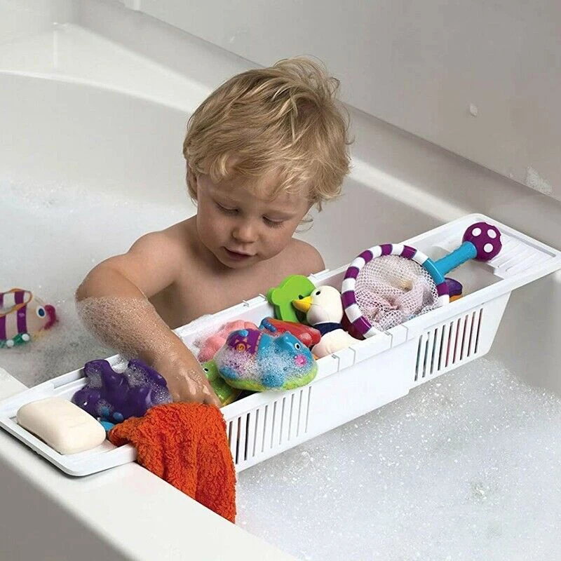 Выдвижная Многофункциональная  – обзор и цена Bath Caddy Tray