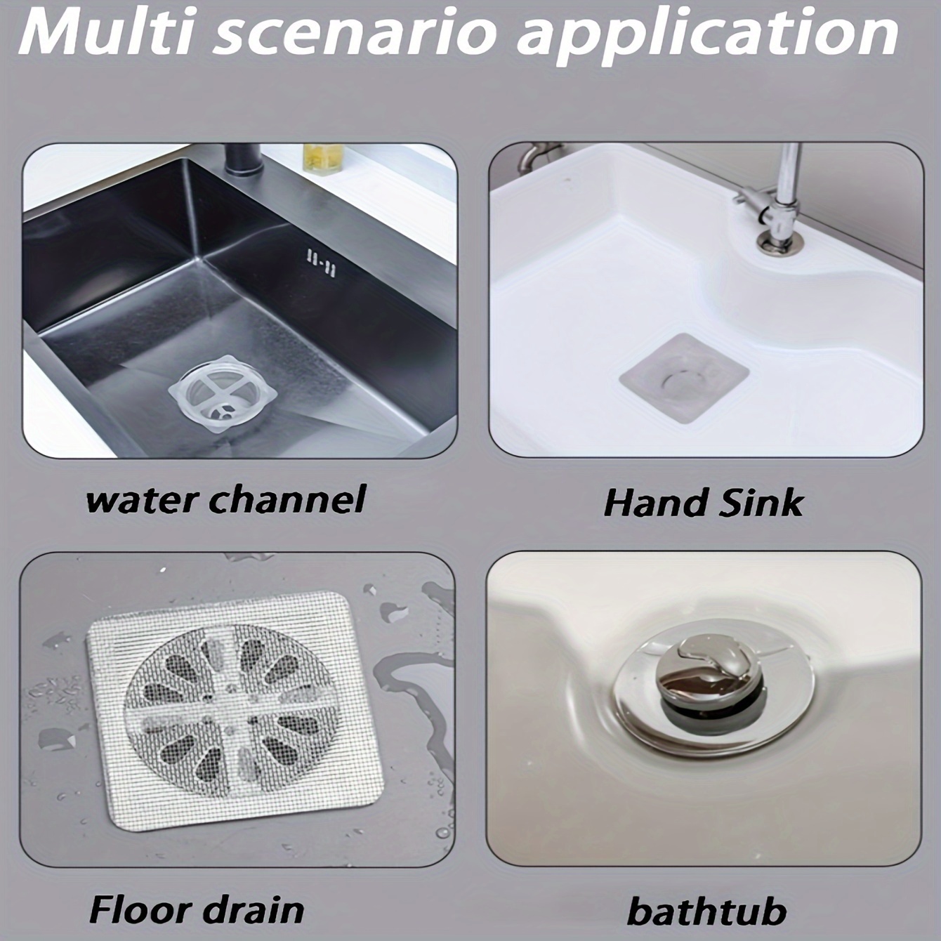 Одноразовая самоклеящаяся сетк – обзор и цена Drain Hair Catcher