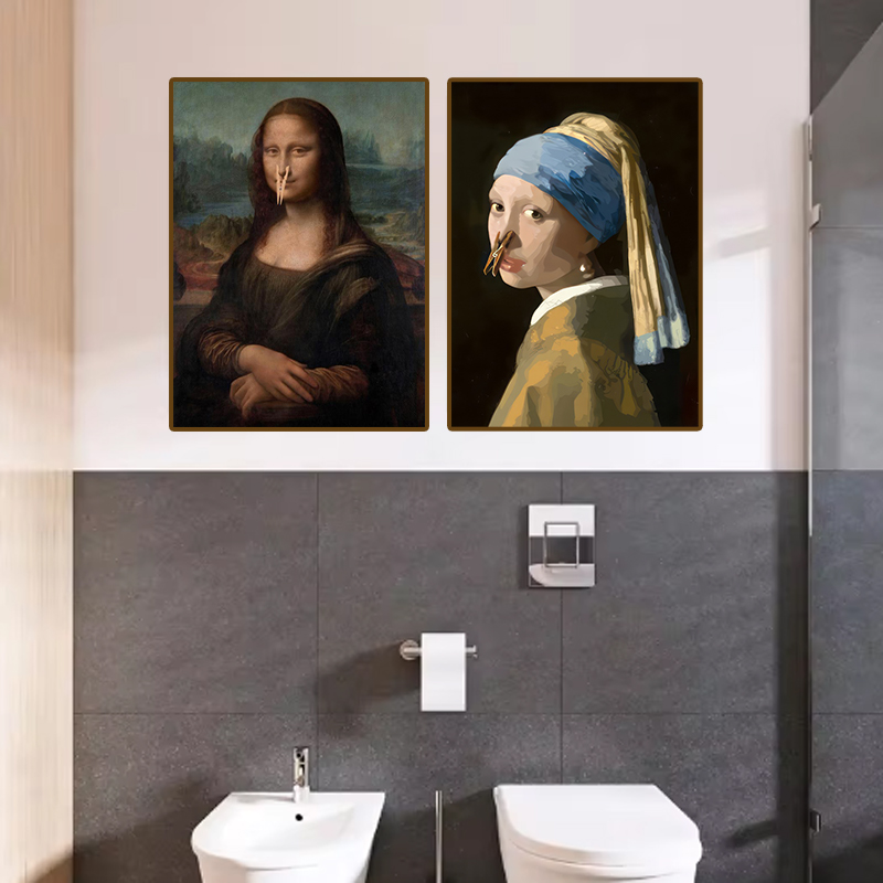 1 шт. Забавный абстрактный пос – обзор и цена Home Bathroom Furniture