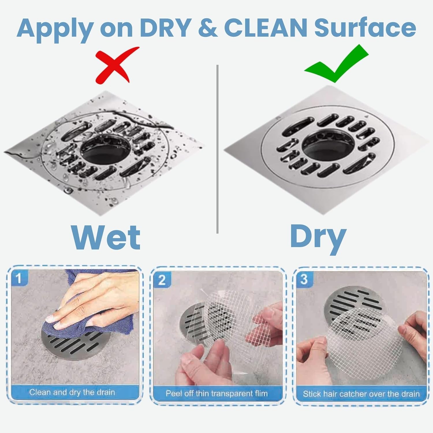 Набор из 35 одноразовых сетчат – обзор и цена Drain Hair Catcher