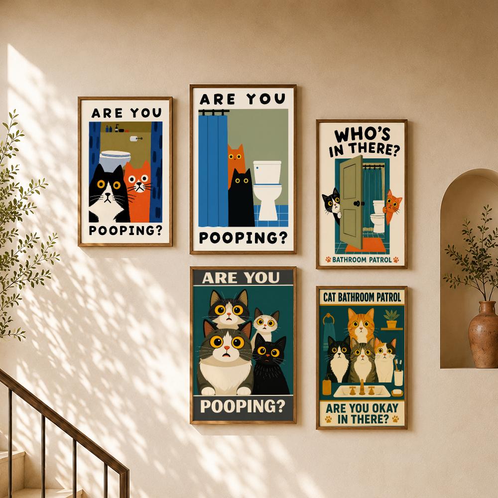 Забавный постер с котами для в – обзор и цена Home Bathroom Quotes