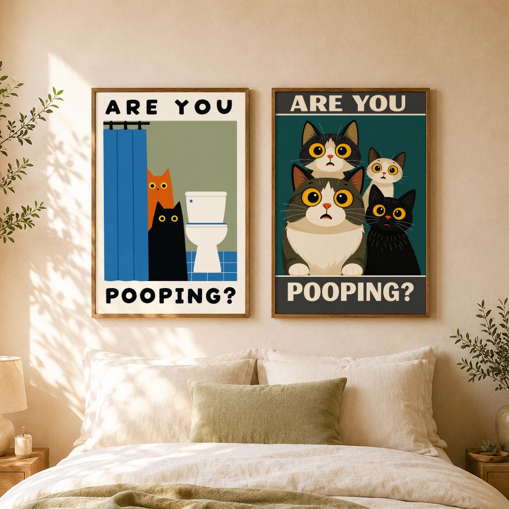 Забавный постер с котами для в – обзор и цена Home Bathroom Quotes