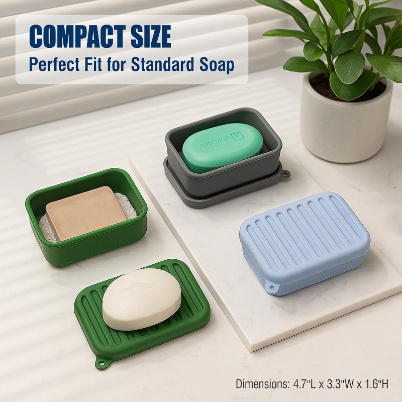 Портативный силиконовый дорожн – обзор и цена Glass Soap Dish