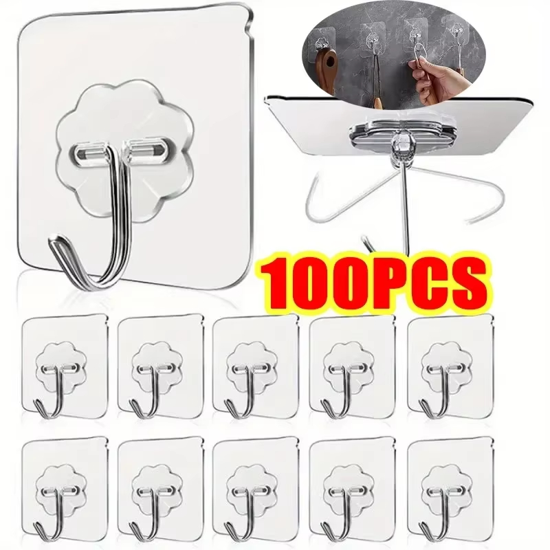 Прозрачные самоклеящиеся крючк – обзор и цена Home Bathroom Key