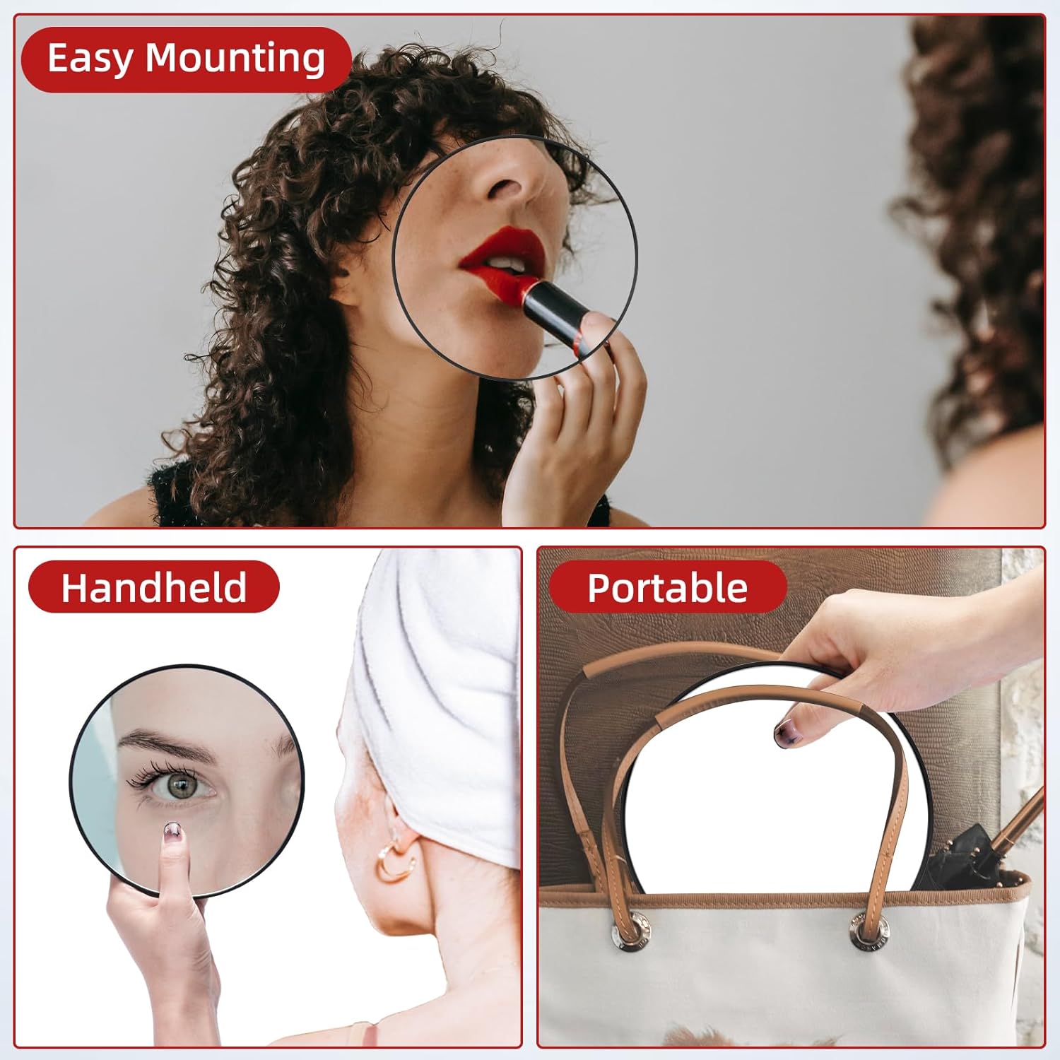 Зеркало для макияжа с 10-кратн – обзор и цена Shaving Mirror Suction