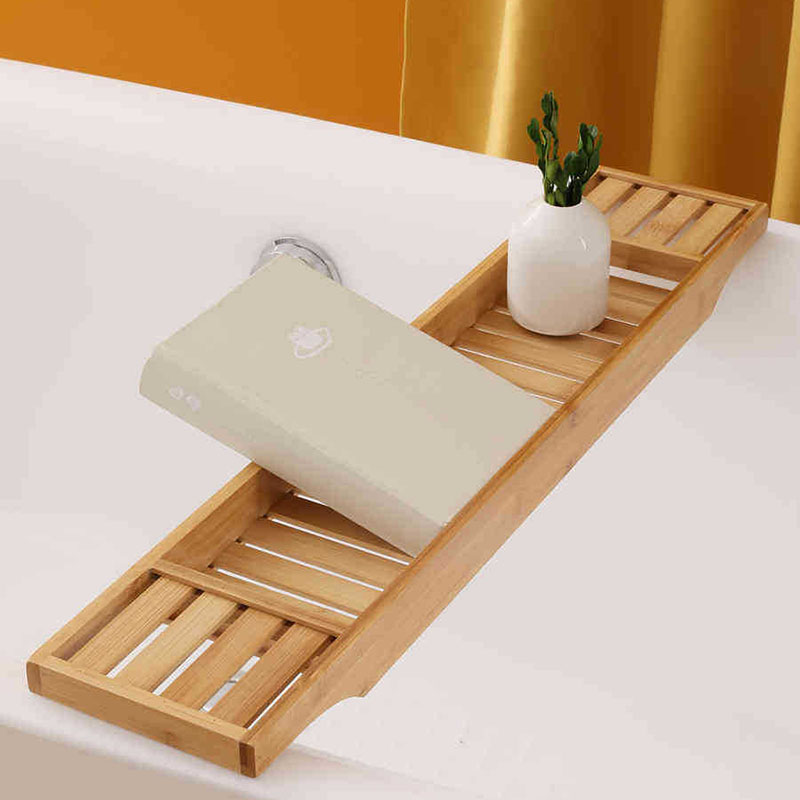 1 шт. бамбуковая Нескользящая  – обзор и цена Bath Caddy Tray